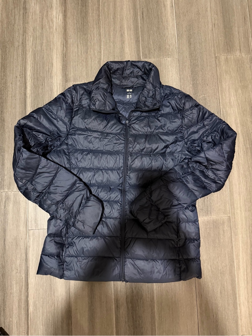 Uniqlo Navy Quilted Lightweight Puffer Jacket